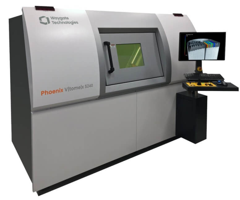 Waygate Technologies Phoenix V|tome|x S240 工业CT检测设备,用于动力电池无损检测与内部结构分析。