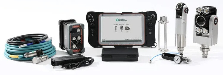 Ca-Zoom HD 工业检测相机系统全套设备图 | 含高清摄像机、控制终端、探头与电缆等,用于储罐远程视觉检测