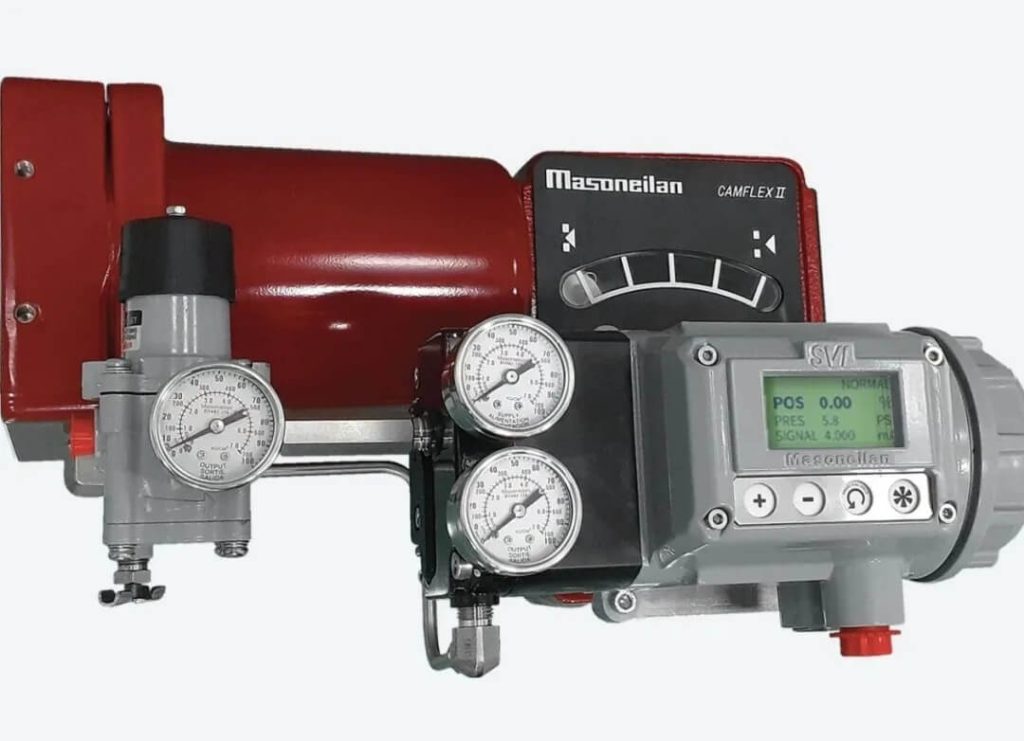 Masoneilan Camflex调节阀与SVI智能定位器组合，用于工业过程控制的高性能阀门解决方案