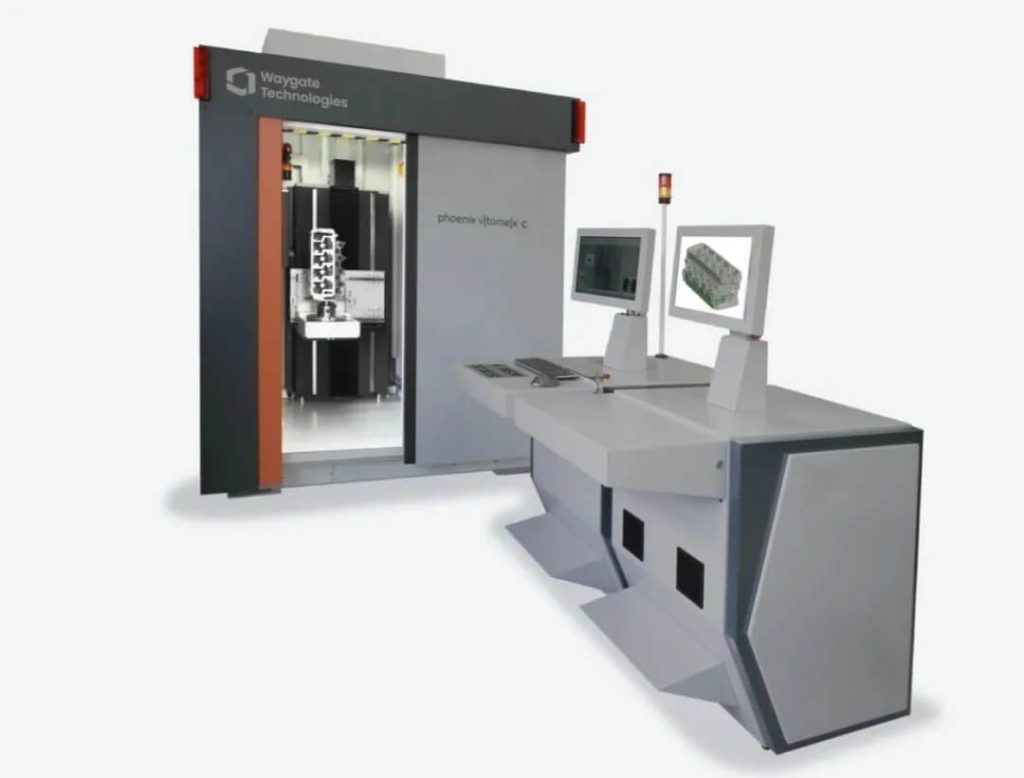 Phoenix V|tome|x C450大型工业CT检测系统，用于航空与汽车部件三维无损检测与计量分析