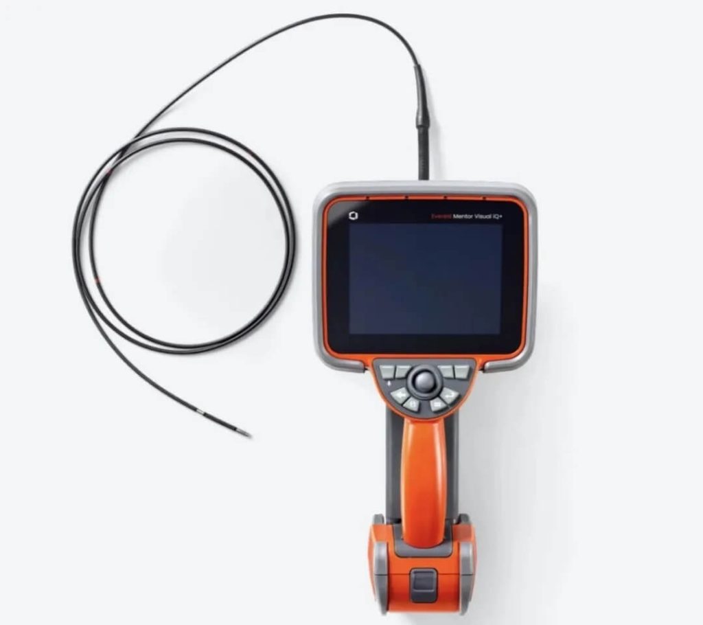 Everest Mentor Visual iQ+智能工业视频内窥镜设备，具备高清成像与AI缺陷识别功能